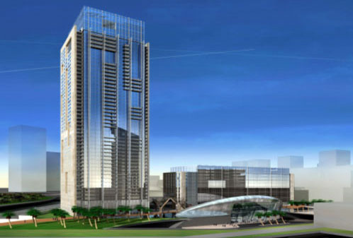 Al-Fattan Towers comprise of a 52-storey residential tower and a 10-storey office building.