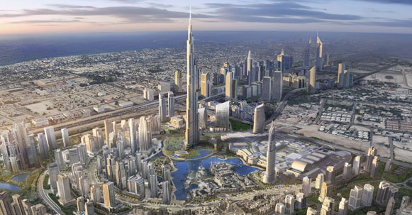 Burj Dubai - now at 1,421 stories and 512.1 metres - is the tallest building in the world.