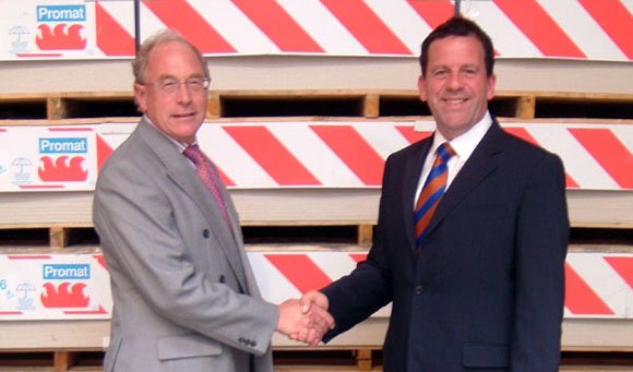 David Hay, Managing Director, Cafco International and John Stevenson, Managing Director, Promat UK Limited.