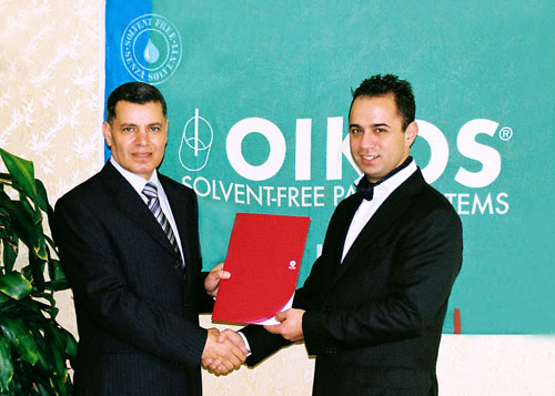 Fernando De Guama, Qatar Expo Director of Exhibitions and Mr. Radwan, General Manager.