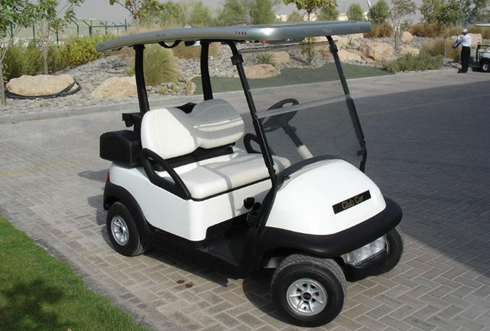 Hydroturf introduce the solar powered golf cart.