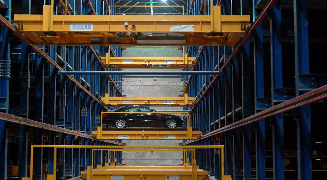 Hi-tech answer to growing parking problems - robotic car park first for