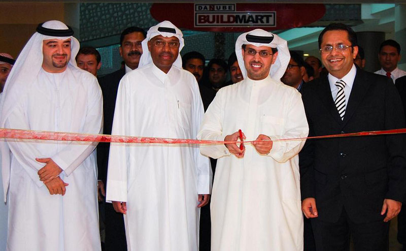H.E. Eng. Hamad Buamim inaugurates AED 10 million Danube Buildmart in Dubai Festival City.