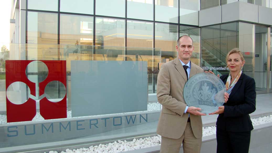Summertown Interiors first in industry to be awarded LEED Gold Certification in the region.