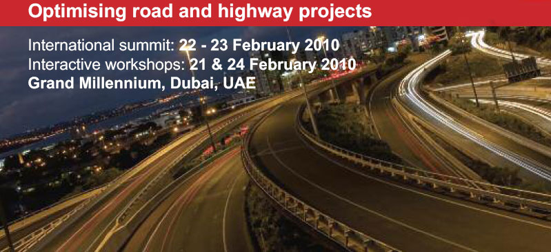 Road infrastructure project explosion requires optimisation to sustain long term success.