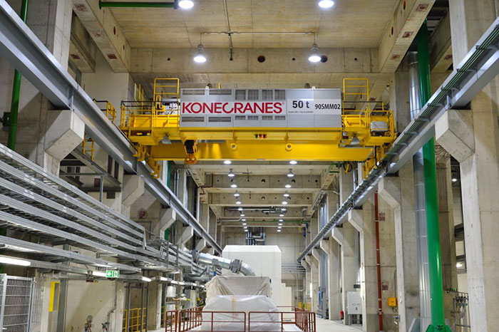 GKM generates energy for 2.5 million people and for commerce and industry, as well as distant heating for 120,000 households. For this, 260 cranes and hoists are used on the premises of the plant. Konecranes undertakes the yearly maintenance and safety-related check-ups of the units.
