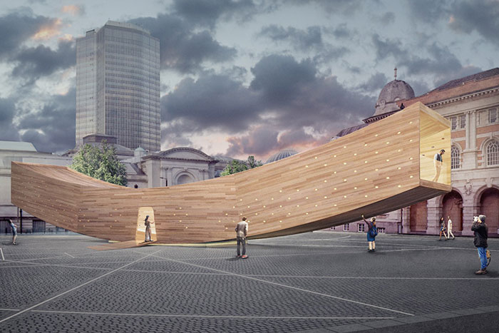 AHEC, Alison Brooks Architects and Arup to collaborate on ‘The Smile’ for the London Design Festival