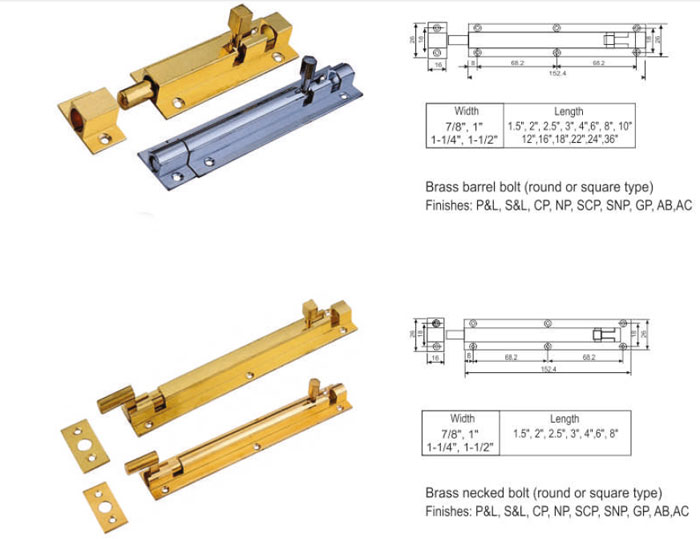 RightSpec Tower Bolts