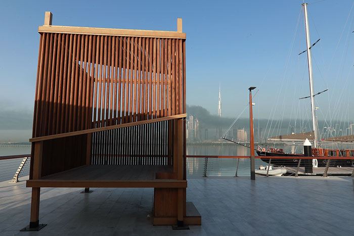 American Hardwood Cocoon Finds a New Home at Dubai Creek Harbour