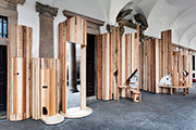 American Hardwood Collaboration with Benedetta Tagliabue of EMBT & Benchmark for Interni’s Material Immaterial Exhibition