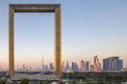 Automatic Revolving Doors Provide Impressive Entry for Iconic Dubai Frame