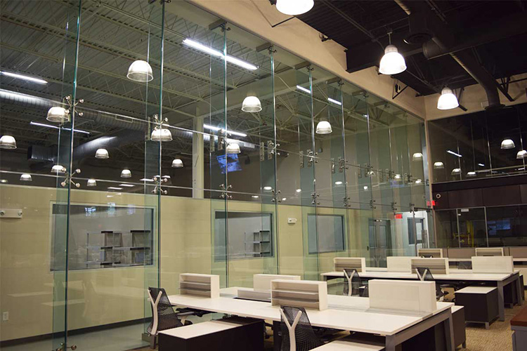 High Wall Glass Partition Systems