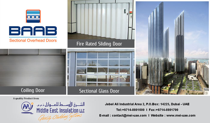 BAAB doors installed at the Central Market Project in Abu Dhabi
