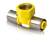 Multilayer pipes and PPSU fittings for indoor gas systems