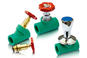 Valves for PPR piping systems