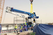 Bocker rooftop installation in Qatar