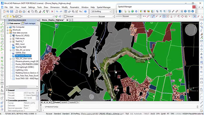 BricsCAD DroneDeploy integration