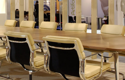 Commercial construction boom feeds Gulf's demand for office furniture.