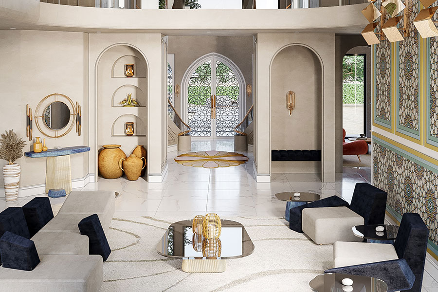 Contemporary Classic Mansion in Saudi Arabia