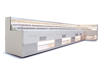 Criocabin Fully Custom Serve-Over Elfin Display