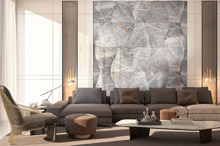 Decorative 3D Coverings The New Forms of Marble