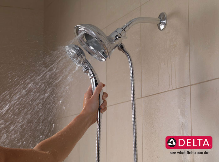 Delta In2ition Two-In-One Shower Arm Mounted Shower