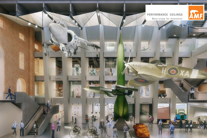 Design soundproofing for museum renovation Imperial War Museum in London