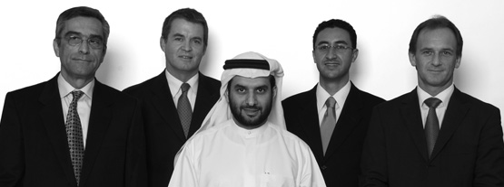 Managment Team of Limitless LLC with Chief Executive Officer, Saeed Ahmed Saeed in the centre.