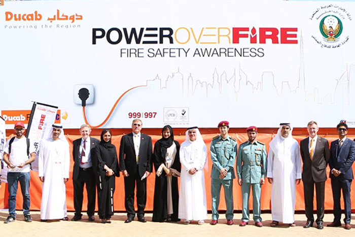 Ducab launches PowerOverFire campaign in partnership with Dubai Civil Defense