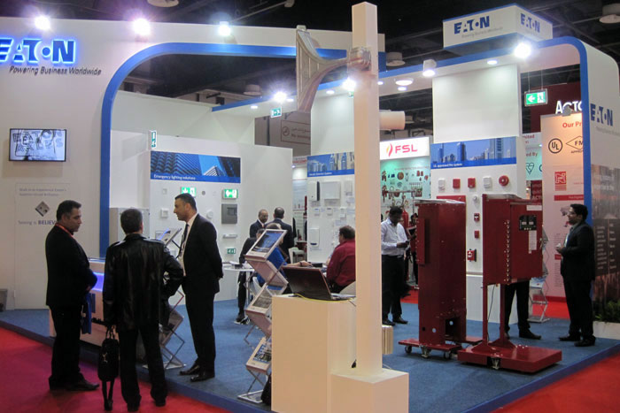 Eaton brought safety to the forefront with its fire and lighting product showcase at Intersec 2015