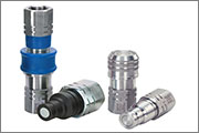 Eaton’s  aluminum flat face couplings offer significant reliability benefits over plastic equivalents