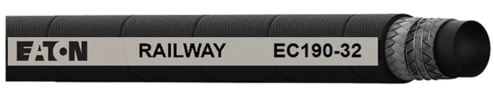 EC190 hose provides a fire-resistant solution with outstanding flexibility for rail applications