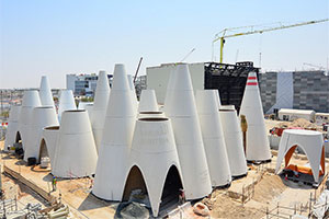 External Construction for Austria Pavilion at Expo 2020 Complete