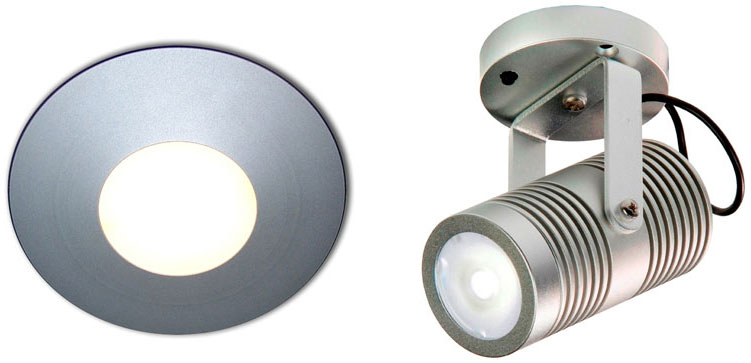                                                          Eyeleds® SpaceEYE (left) and BeamEYE (right).