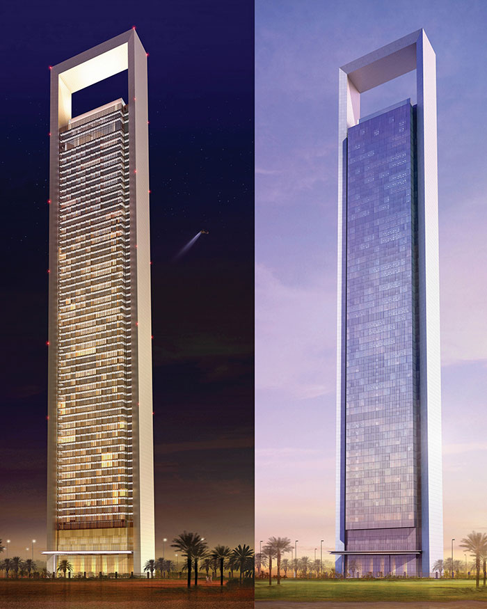 Flying high - GEZE building technology in the second highest building in Abu Dhabi