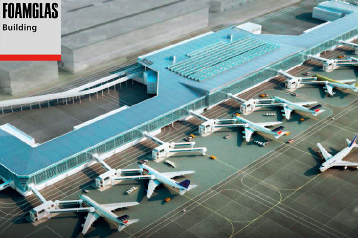 Foamglas Reference: Dubai International Airport, Extension Concourse 4