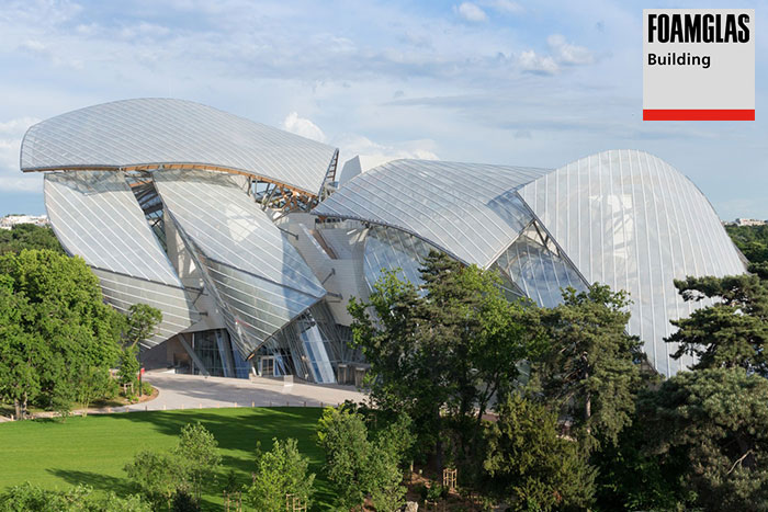 Foamglas Reference - The Louis Vuitton Foundation, Paris, France