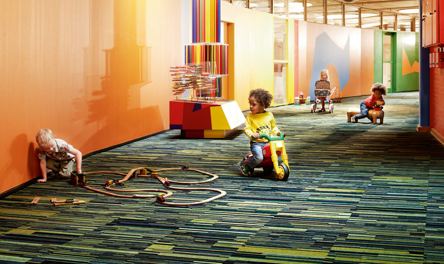 From waste to beautiful carpet collection.