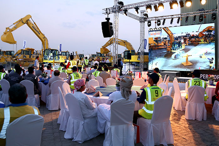 Galadari Trucks’ Second Komatsu Excavator Contest Sees Competition at Full Throttle