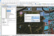 Geo-referencing captured map images from BricsCAD drawings