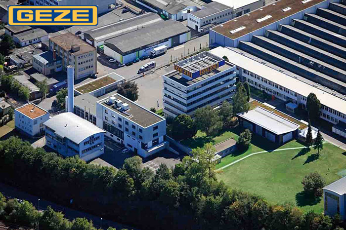 All the buildings and production facilities at GEZE's headquarters in Leonberg are operated using green electricity.