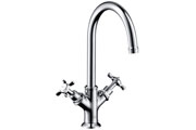 2-handle basin mixer 210 with pop-up waste set