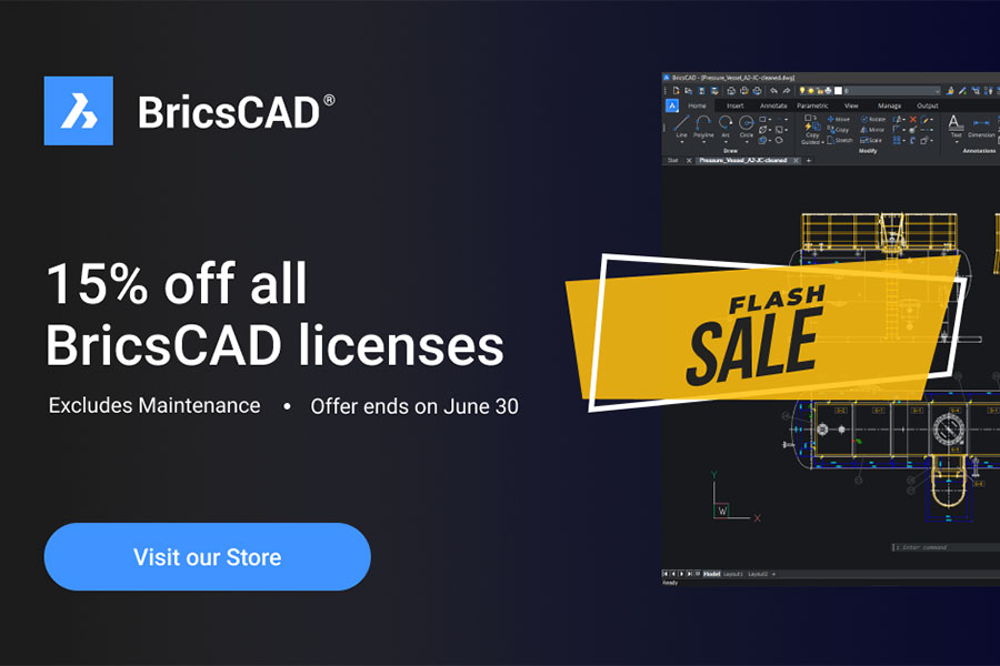 Here Is 15% Off All BricsCAD Licenses