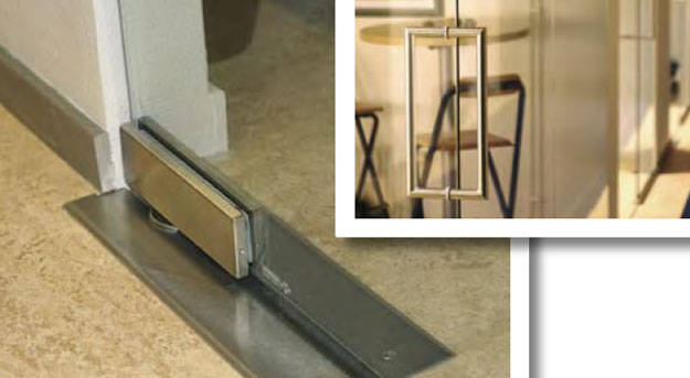 High quality glass hardware from Swedish Roca Industry.