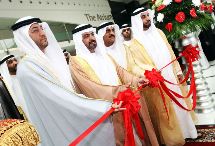 His Excellency Sheikh Hamdan bin Mubarak Al Nahyan, Minister of Public Works for the UAE Inaugurates INTERMAT Middle East 2012