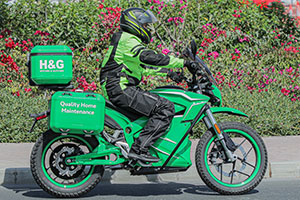 Hitches & Glitches Adds First Electric Motorbike to Home Maintenance Fleet