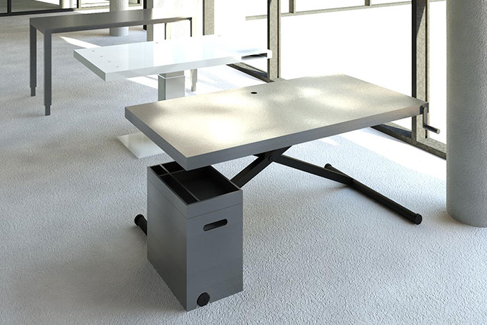 Holmris + Flexform A/S creates their tables as BIM objects