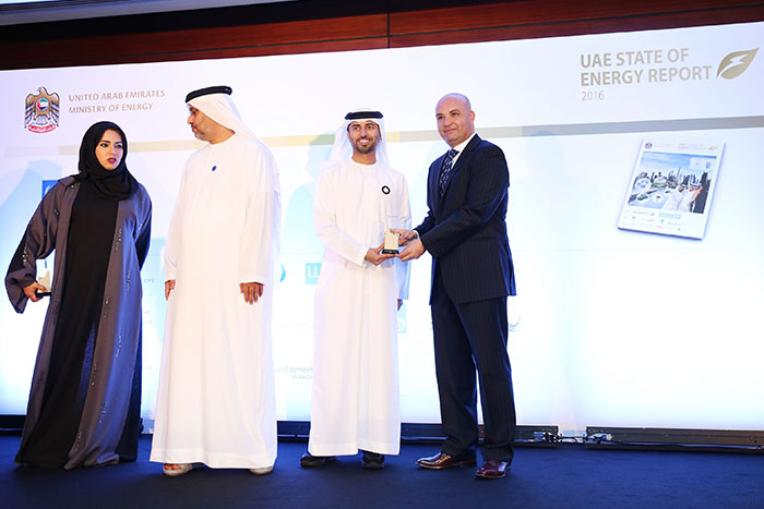 InSinkErator recognized for continued contribution to UAE State of Energy Report