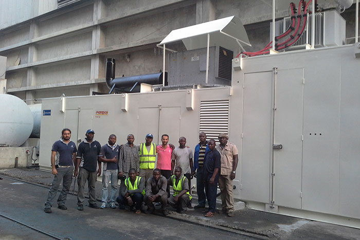 Jubaili Bros supplied soundproof generating set to Kainji Hydro-Power Station in Nigeria