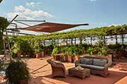 KE for Grand Hotel Baglioni in Florence - Kolibrie shades the terrace of B-Roof restaurant